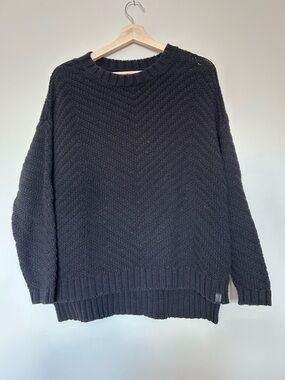 Roots Black Women’s Textured Knit Sweater